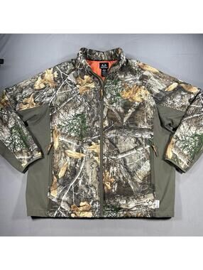 Realtree Max-1 Camo Jacket 3M Thinsulate Insulated Full Zip Hunting Mens 2XL